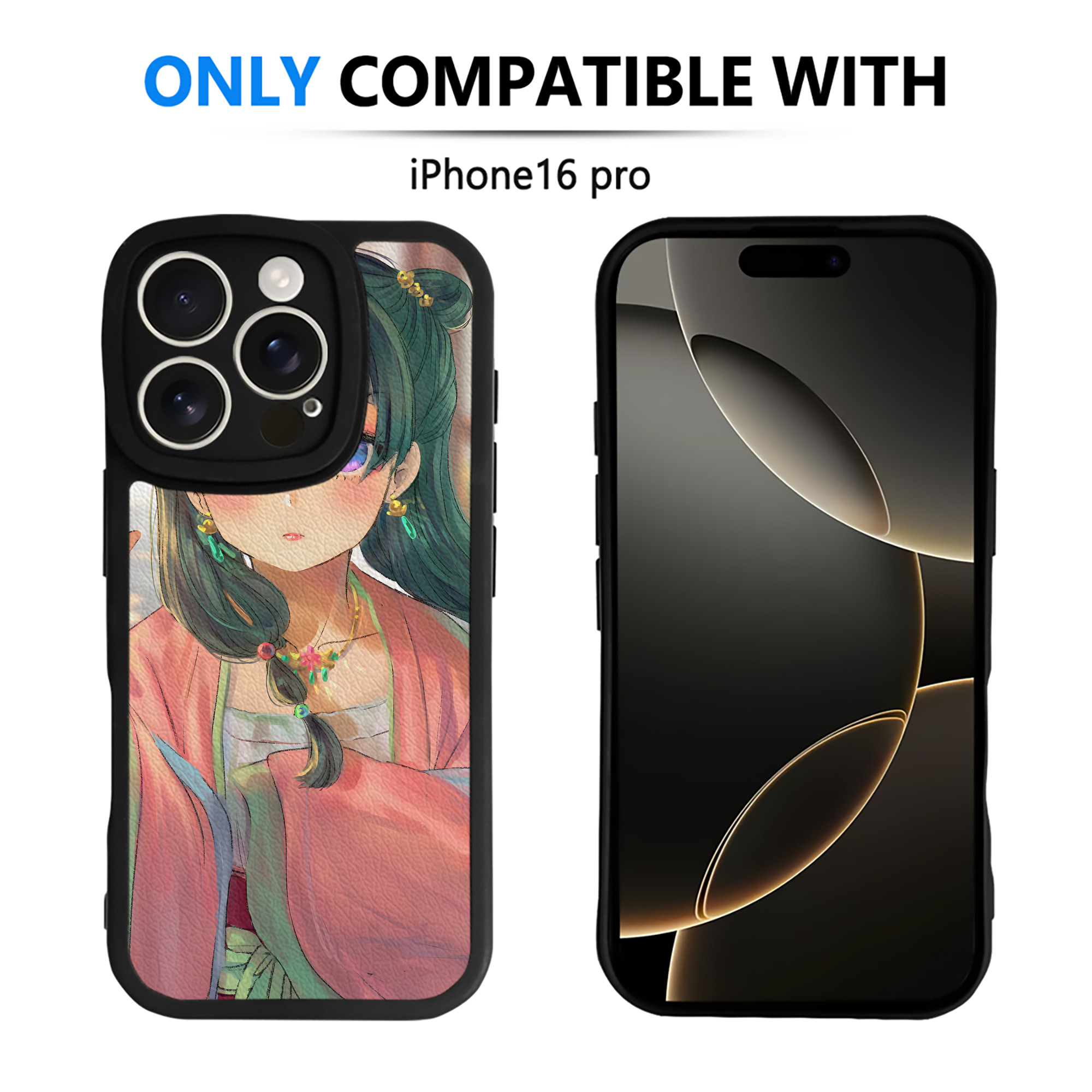 （画像用） 薬屋のひとりごと The Apothecary Diaries 【iPhone 16シリーズ対応】シリコンスマホケース（レザー調） 材質：シリコン